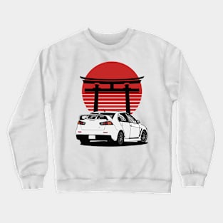 mitsubishi lancer evolution Crewneck Sweatshirt